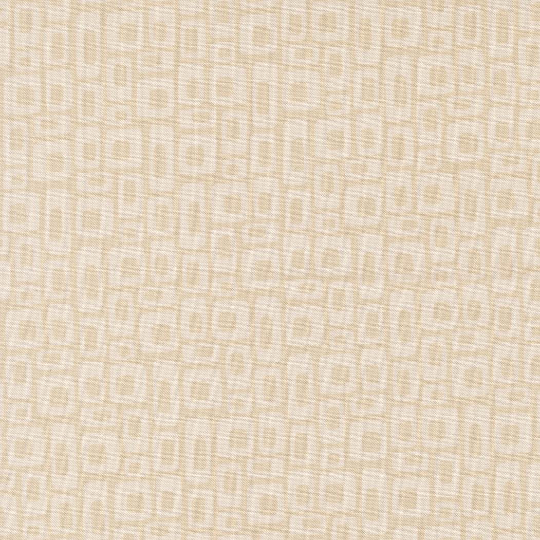 Scenery Marshmallow Geometric Stone fabric by Elizabeth Hartman for Moda Fabrics with nature-inspired tones
