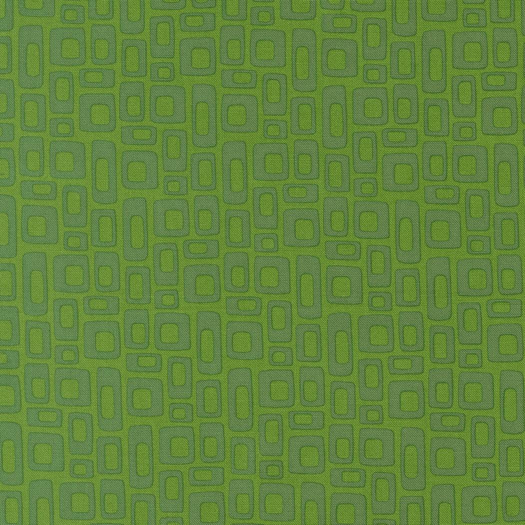 Scenery Marshmallow geometric evergreen fabric by Elizabeth Hartman for Moda Fabrics in 1/2 yard increments