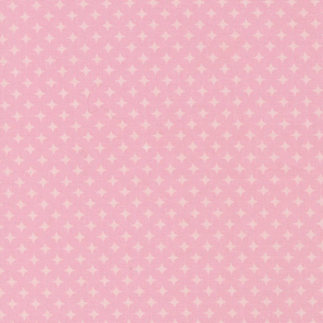 Scenery Diamonds Blender Blush fabric by Elizabeth Hartman for Moda Fabrics in soft pink tones
