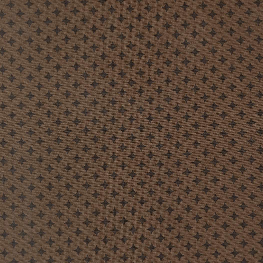 Scenery Diamonds Blender Coal fabric by Elizabeth Hartman for Moda Fabrics showing tone-on-tone diamond pattern in coal color