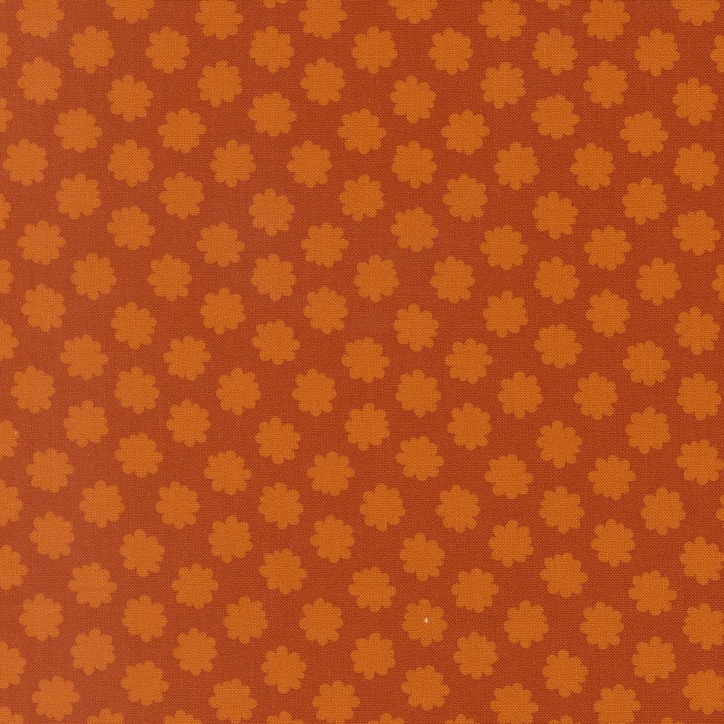 Scenery Puffball Small Floral Spice fabric by Elizabeth Hartman featuring small floral print in warm tones