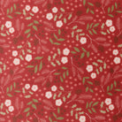 Christmas Eve Quilting Cuddle winter botanical cranberry fabric by Lella Boutique for holiday quilting projects