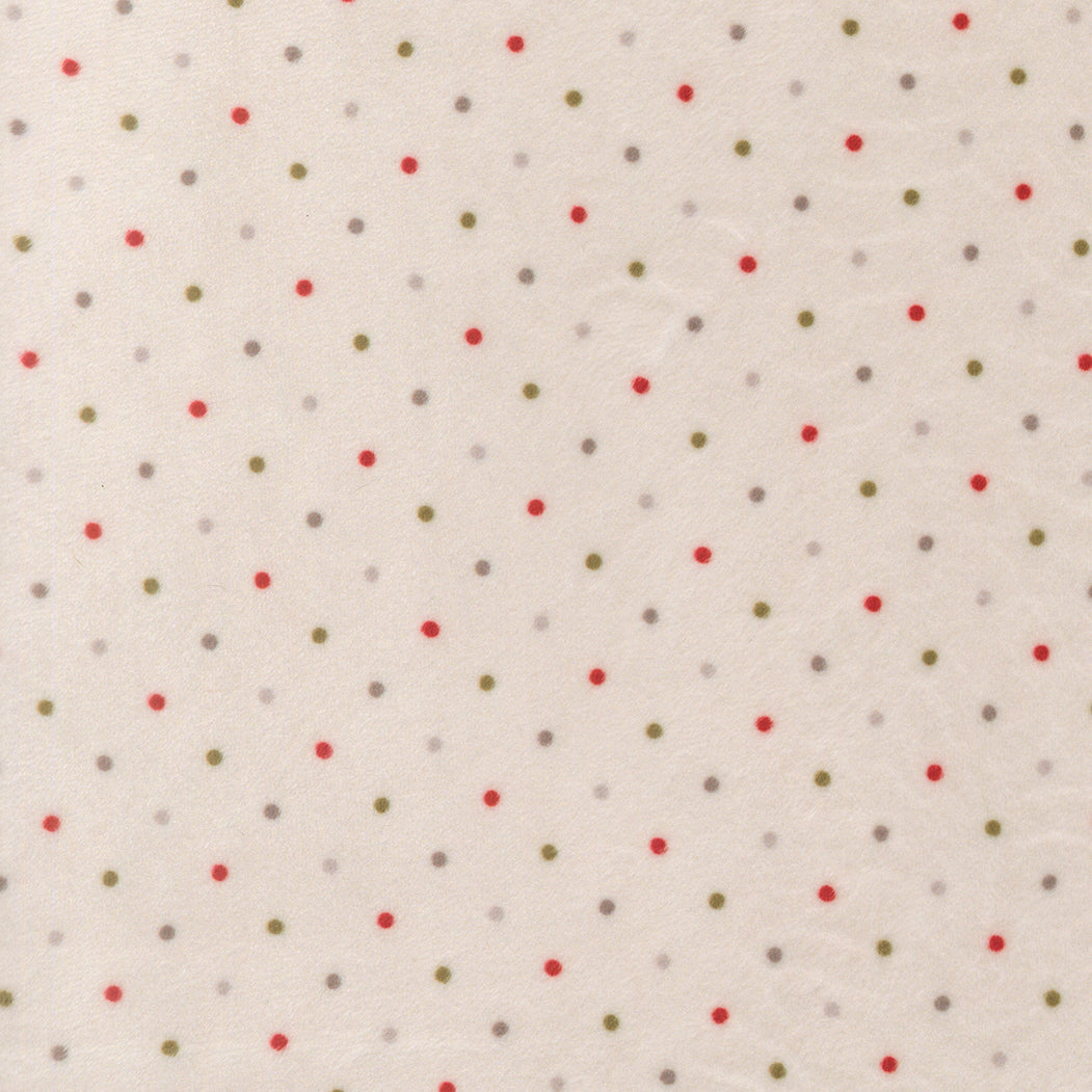 Christmas Eve Quilting Cuddle Magic Dot Christmas fabric by Lella Boutique for holiday quilting projects