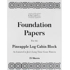 Winki Stars Template Pineapple Foundation Paper JKD 8885 by Jen Kingwell Designs 25 sheets for 5x5 inch blocks