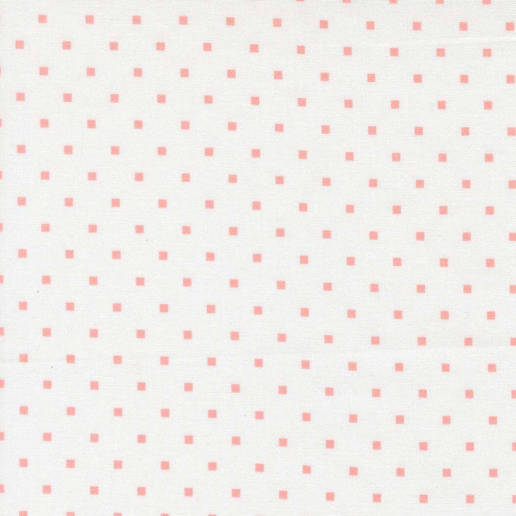 Cosmo Dot Dots cream blush fabric with cat-inspired quilt design by Camille Roskelley
