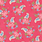 A Cat Named Stitch fabric with sweet paisley floral design by Camille Roskelley for Moda Fabrics
