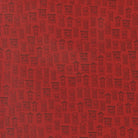 Red and white patriotic fabric with American houses design by Sweetwater for Independence Day collection