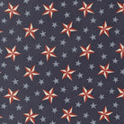 America 250 Years Tossed Stars Loyalty Blue fabric by Deb Strain for patriotic quilting projects