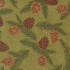 Northwoods Lodge fabric pattern with pinecones, greenery, and meadow design by Deb Strain for Moda Fabrics