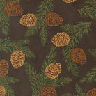 Northwoods Lodge fabric with pinecones, greenery, and soil pattern by Deb Strain for Moda Fabrics
