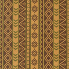 Northwoods Lodge fabric with Northwest stripes in fawn by Deb Strain, showcasing pine trees and natural colors for outdoor-themed quilting