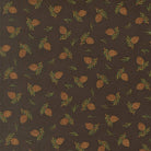 Northwoods Lodge Tossed Pinecones fabric pattern with pinecones and soil in natural brown and green tones