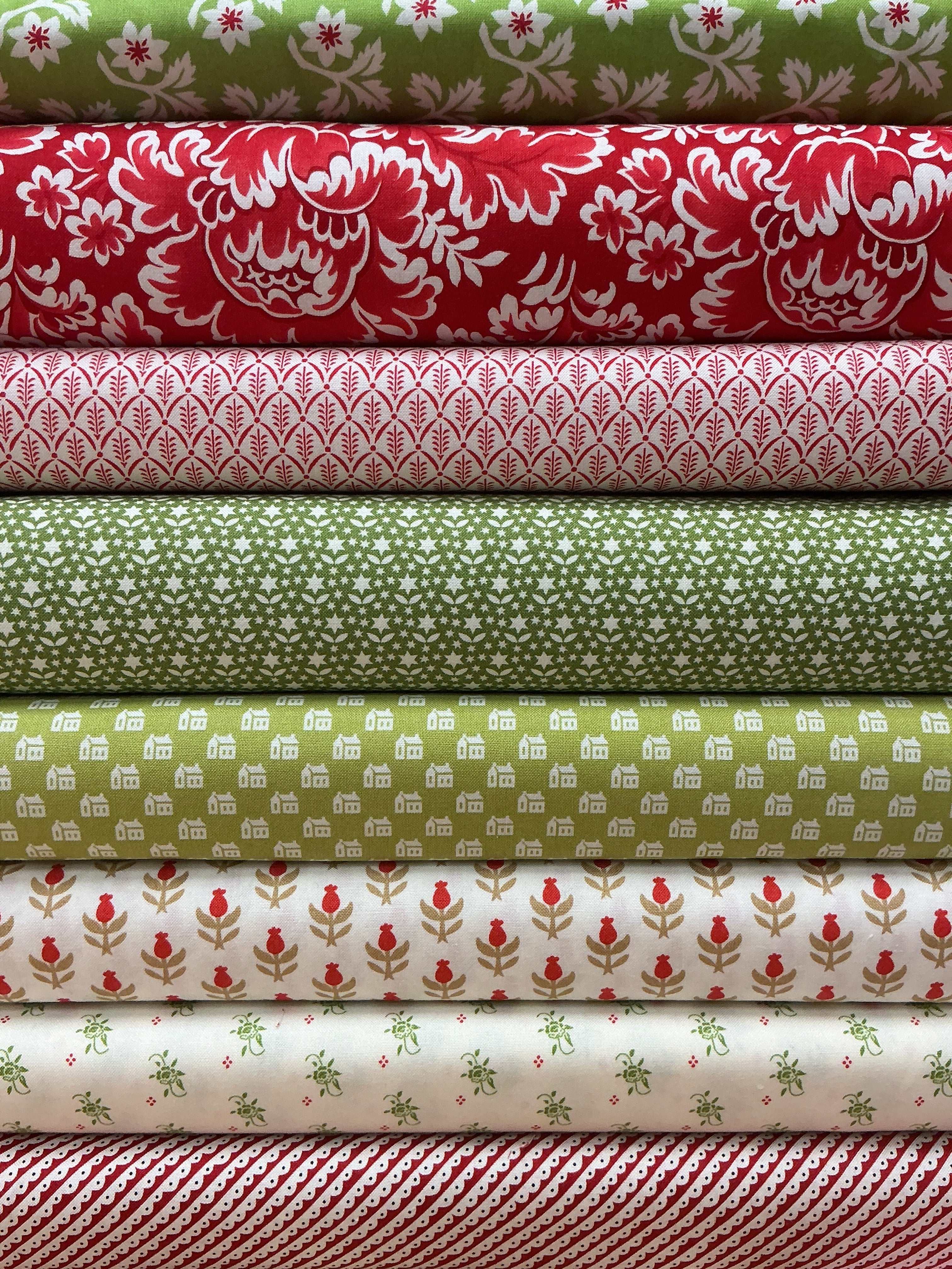 Six-Pack Party fabric bundle with seven coordinating 20-inch quilting fabric cuts