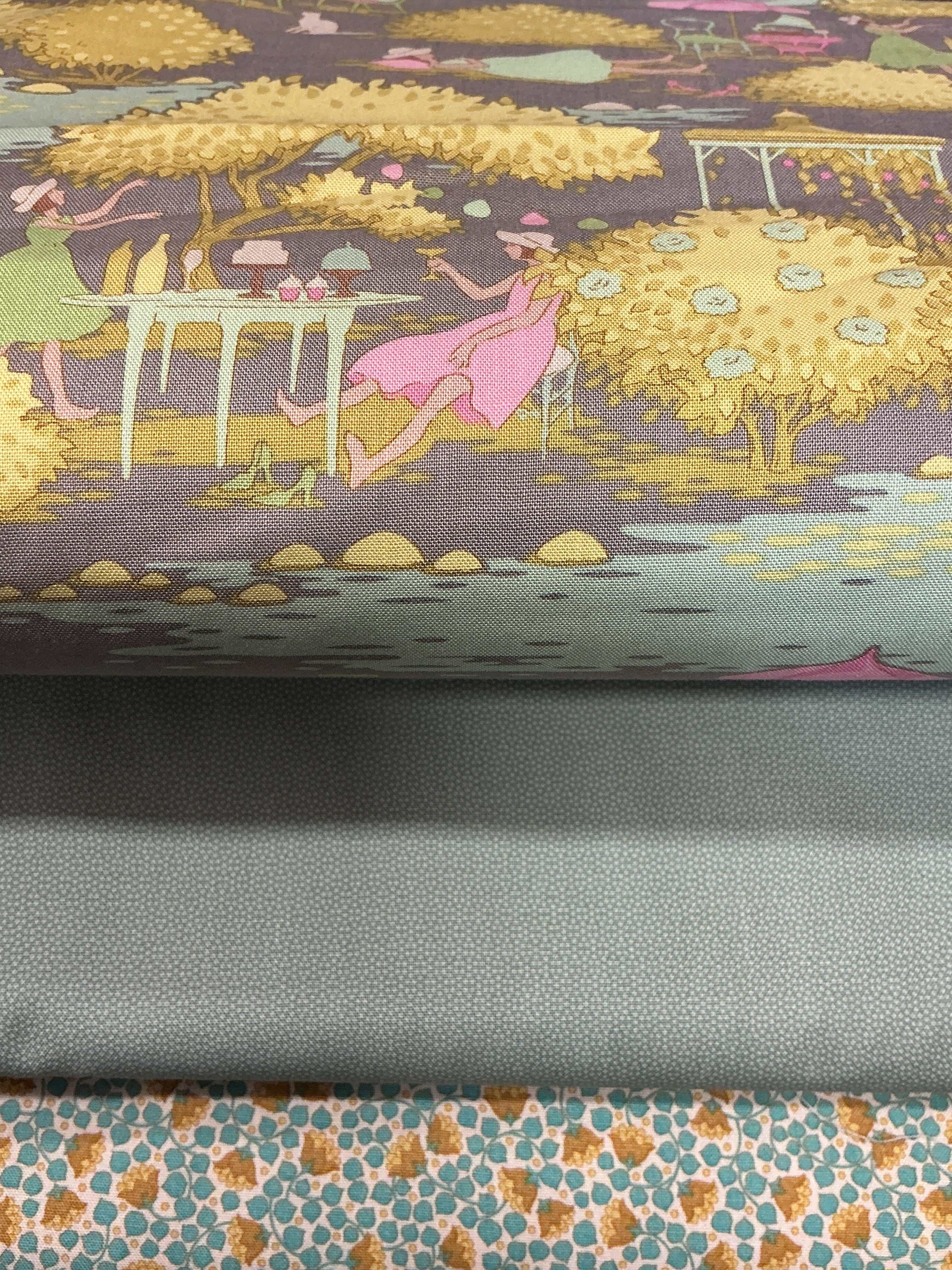3 Yard Quilt Bundle featuring three coordinating fabrics from Bella Rose Quilts