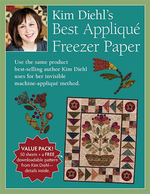 Kim Diehls Best Applique Paper 50 count pack for machine-applique from C&T Publishing