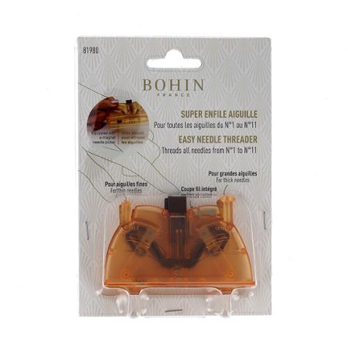 Super Needle Threader SZ 1-11 by Bohin France with magnet for needles