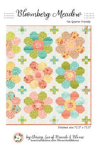 Bloomberg Meadow Quilt Pattern by Branch & Blume featuring a 72.5-inch versatile patchwork quilt design