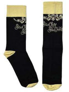 Moda Sew On & Sew Forth socks in neutral tones, one size fits most, cotton blend