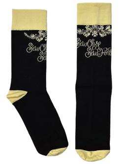 Moda Sew On & Sew Forth socks in neutral tones, one size fits most, cotton blend
