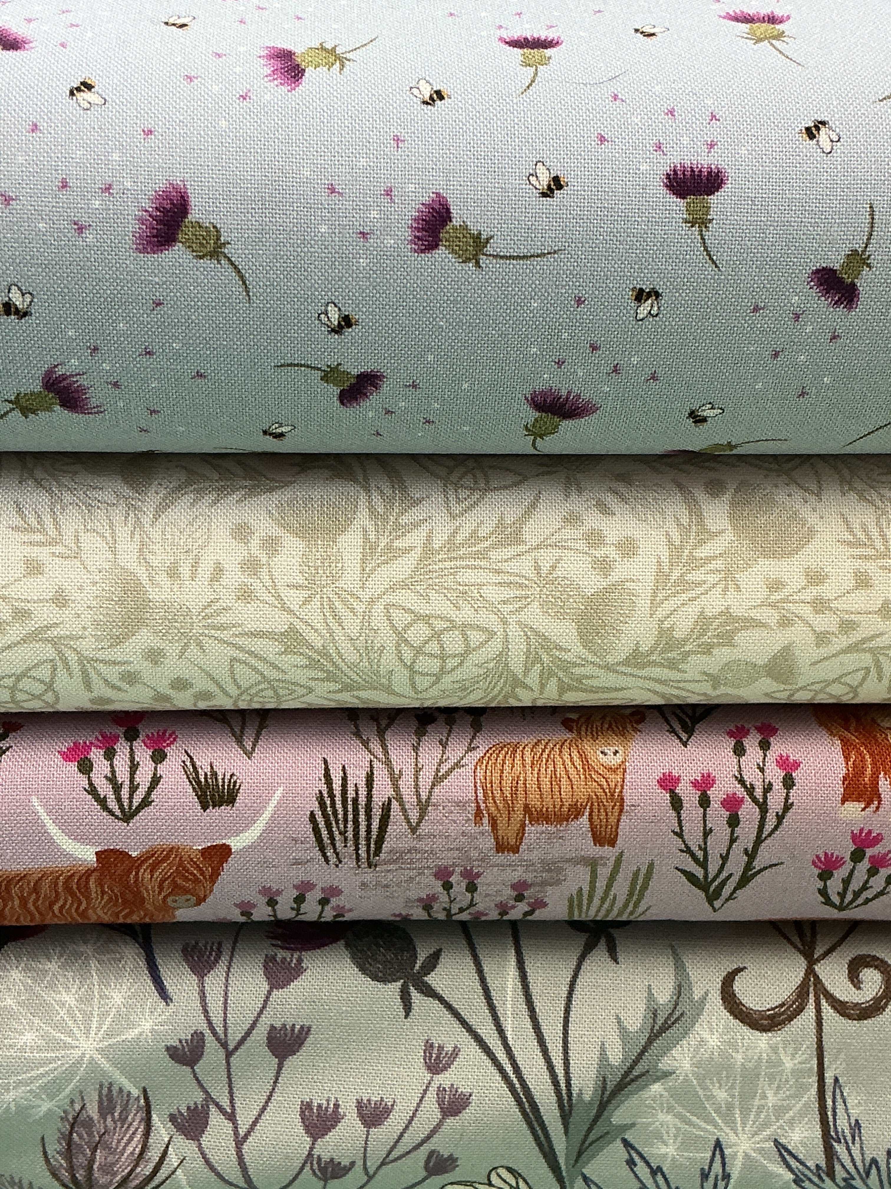 Colorful 4 Yard Bundle fabric set curated by Bella Rose Quilts