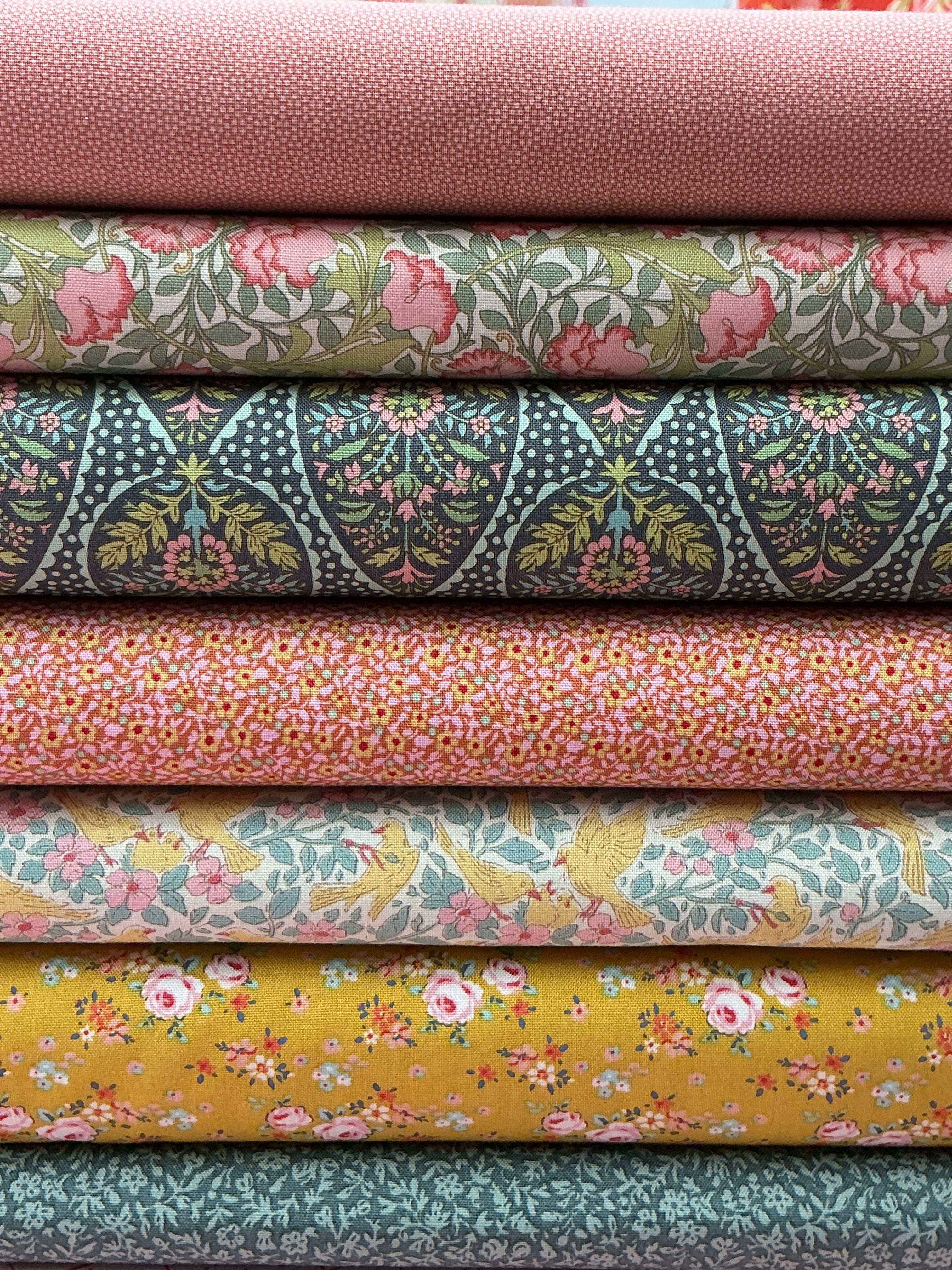 Six-Pack Party Bundle fabric cuts featuring County Courthouse quilt designs, 48x60 inches