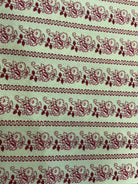Fabric rolls labeled 5-yard cuts on sale