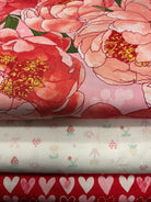 3 Yard Quilt Bundle with three coordinating fabrics from Bella Rose Quilts for sewing and quilting projects
