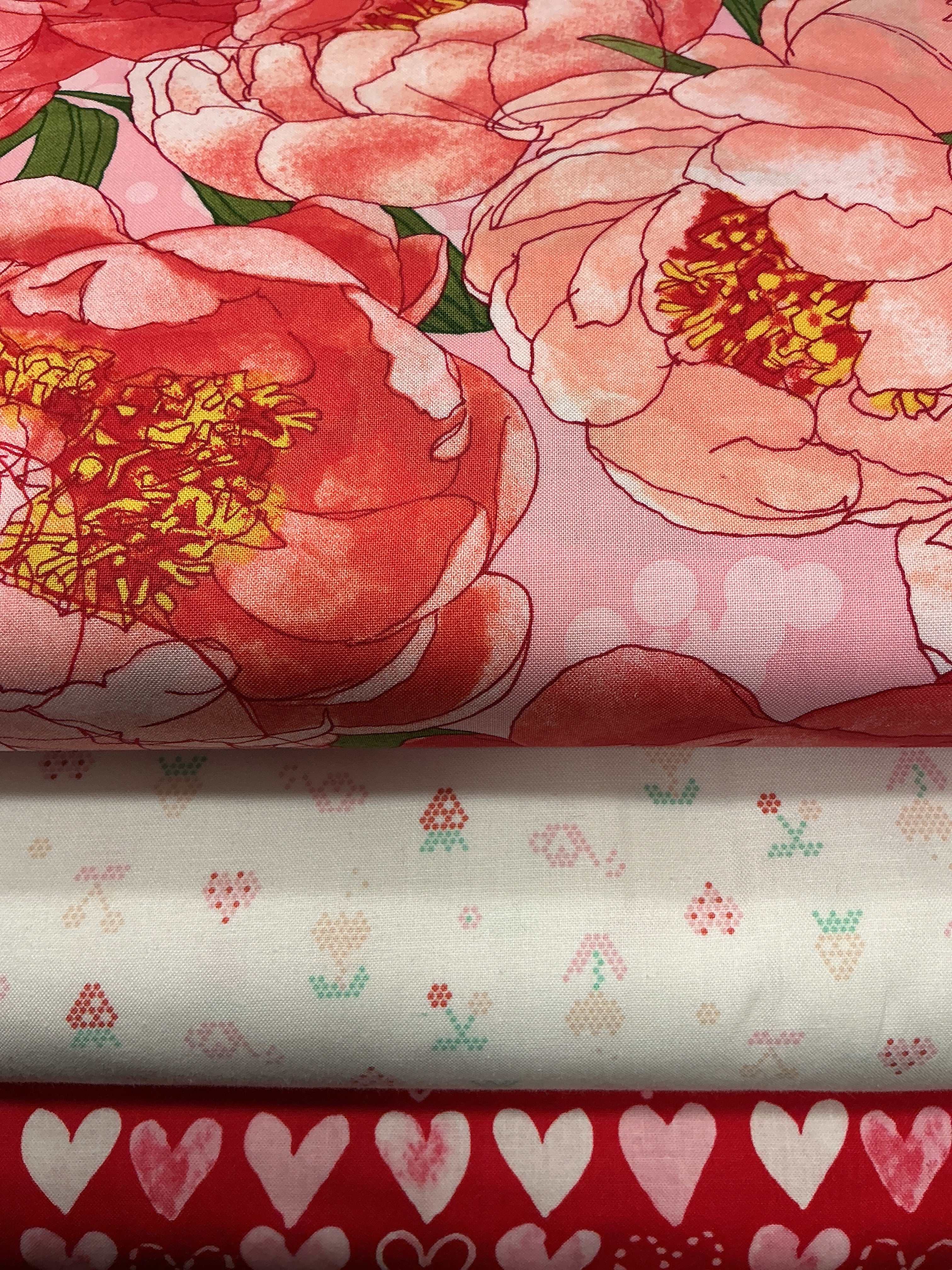 3 Yard Quilt Bundle with three coordinating fabrics from Bella Rose Quilts for sewing and quilting projects
