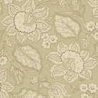 Forest Glen Jacobean Coastal Tan fabric with botanical meadow design by Renee Nanneman