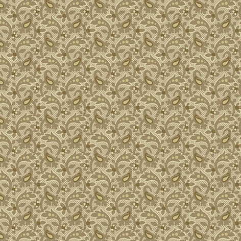 Forest Glen Dewdrops Sagebrook floral fabric by Renee Nanneman for Andover Fabrics