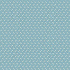 Special Delivery Double Daisy Blueberry fabric with blue florals and postal motifs by Edyta Sitar
