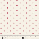 Tradition by Andover Fabrics white fabric with red star clusters patriotic print