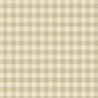 Special Delivery gingham linen fabric with vintage florals and postal motifs by Laundry Basket Quilts