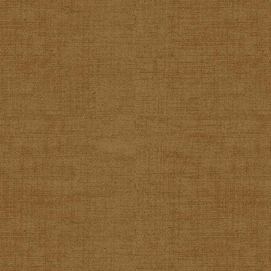 Laundry Basket Favorites II cocoa linen texture cotton fabric by Edyta Sitar