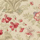Forest Glen 108s Highlands 108 Fog Mist fabric by Renee Nanneman with floral meadow botanical design