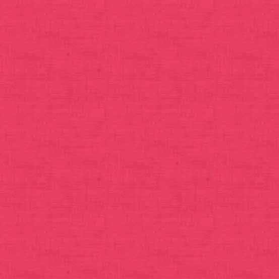 Linen Texture Fuchsia fabric by Makower UK with subtle crosshatch design for quilting