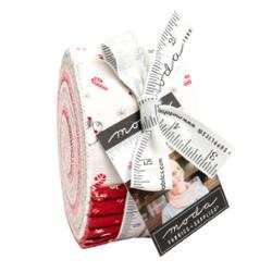 Very Sweet Christmas Jelly Roll 3060JR festive fabric strips by Bunny Hill Designs for holiday quilting projects