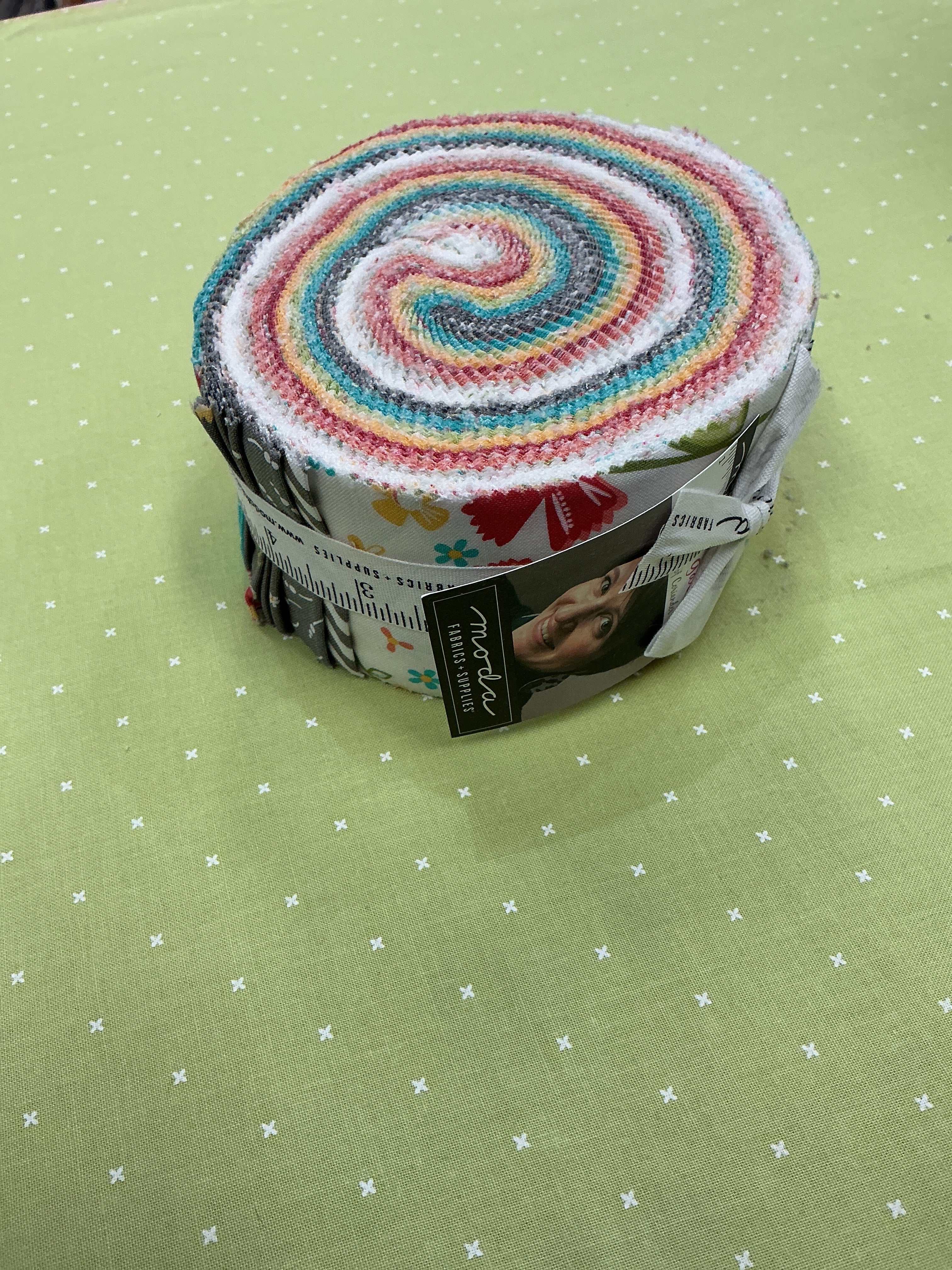 Strip Cocktail Strip-Along Bundle quilt with 2-1/2 inch strips in crib, lap, and twin sizes curated by Bella Rose Quilts