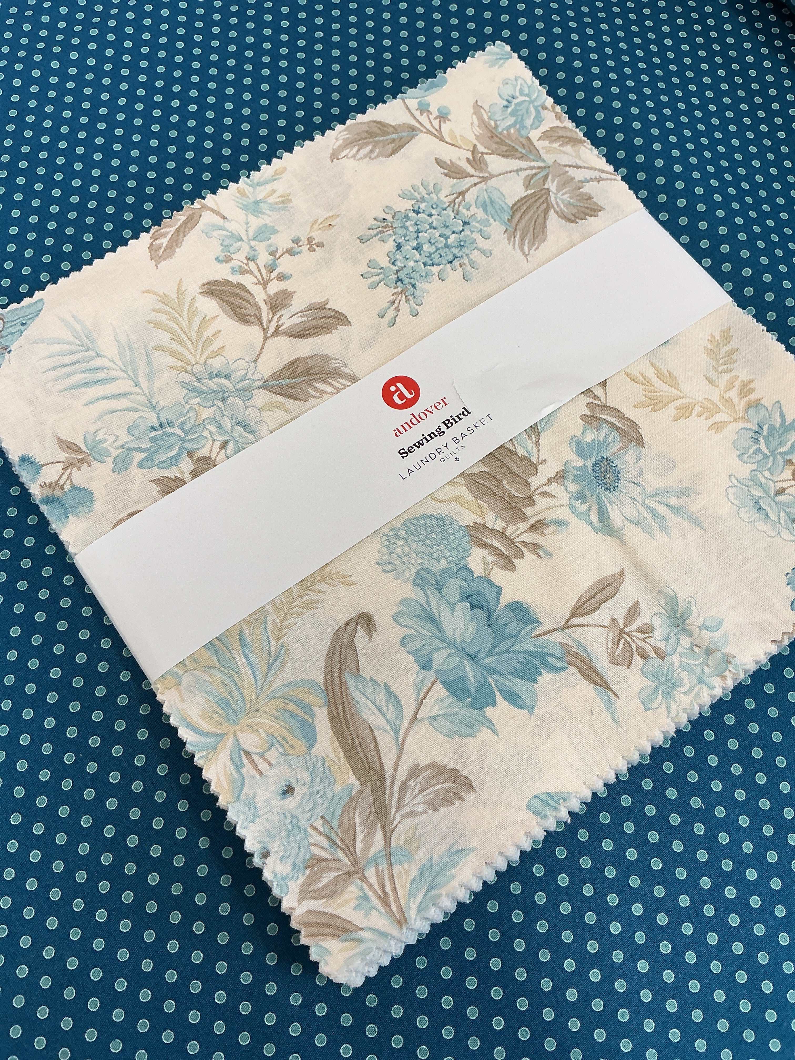 Frida Lap Size Quilt Kit with fabrics, pattern, accent, and binding for sewing bird project