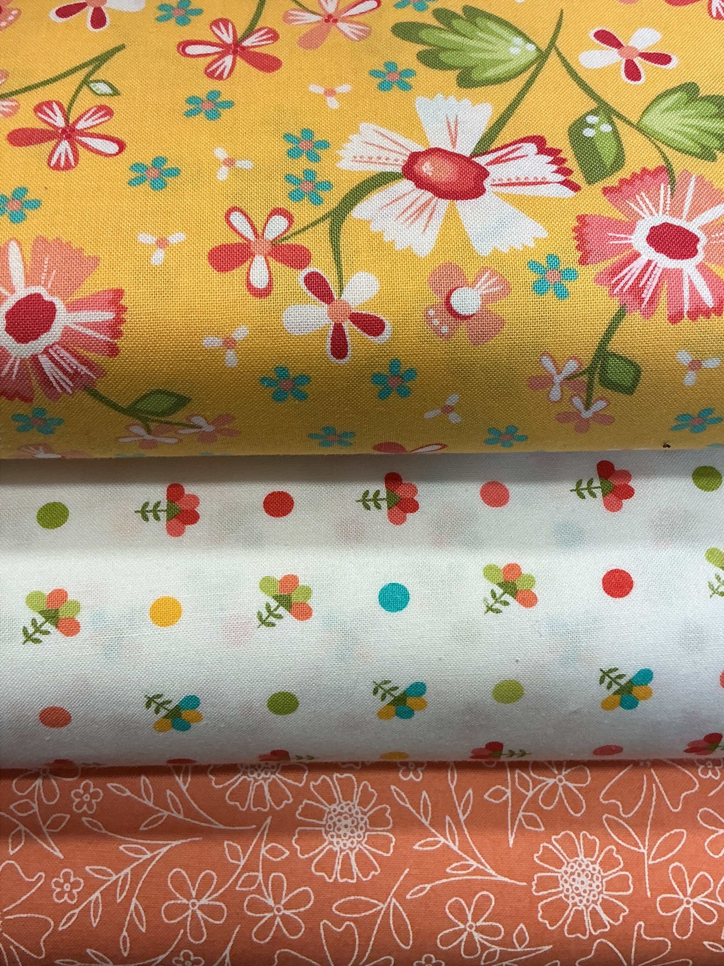 3 Yard Quilt Bundle with three coordinating fabrics from Bella Rose Quilts for quilting and sewing projects