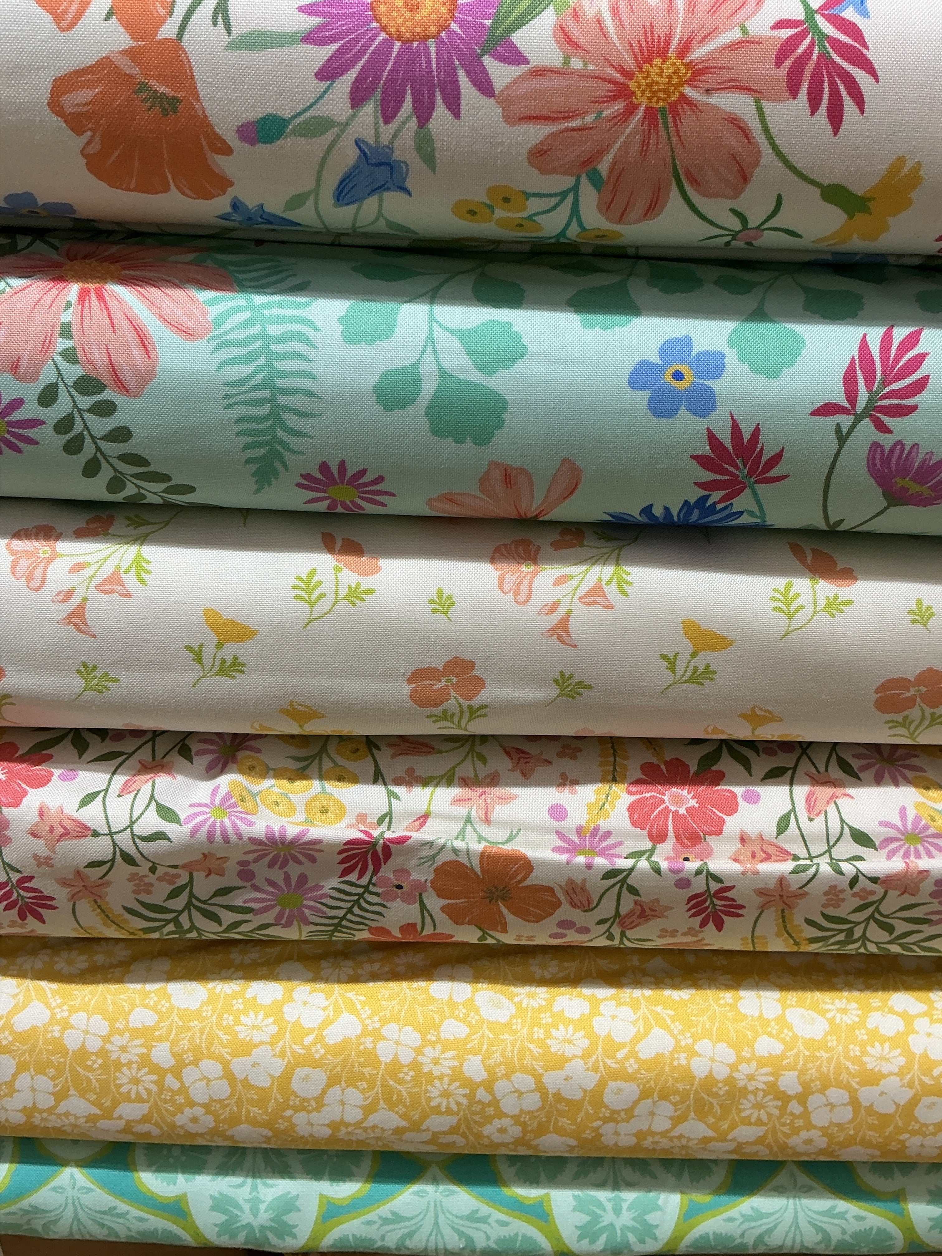 Six-Pack Party Bundle with six half-yard fabric cuts for quilting projects