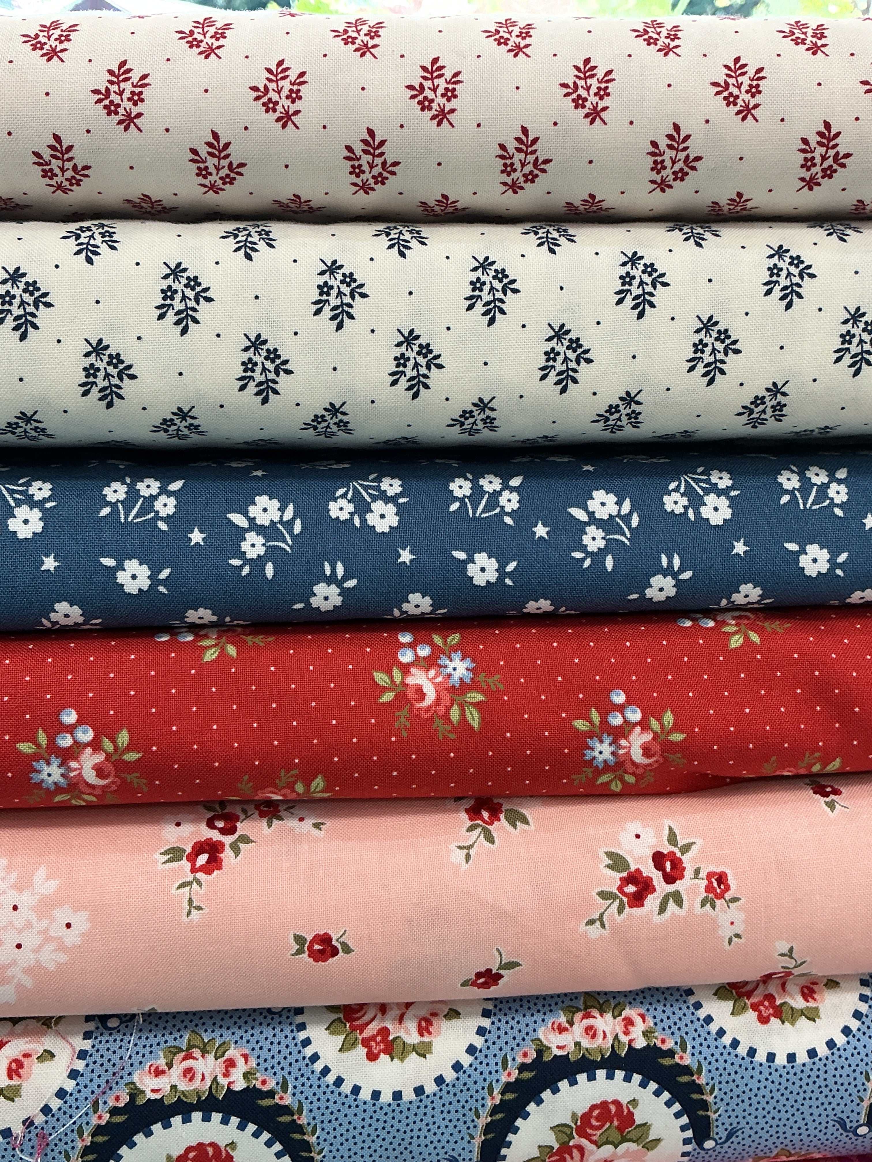 Six-Pack Party Bundle six colorful half-yard fabric cuts for quilt making