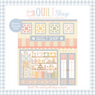 Quilt Shop BOM Quilt Kit featuring Handmade Sweetness pattern and fabrics by Heather Briggs for Moda Fabrics pre-order option with quilt top and backing