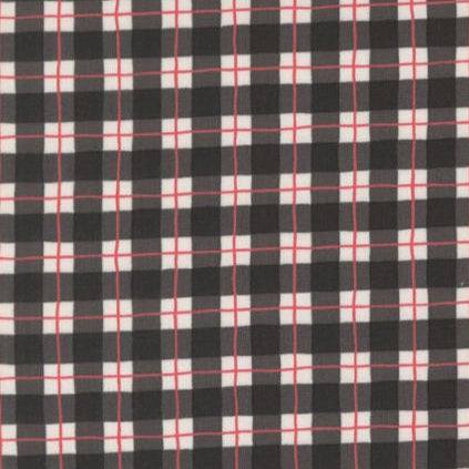 Winter Friends charcoal black plaid fabric by Deb Strain for Moda Fabrics