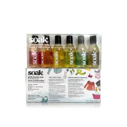 SoakBox Sampler 6-pack of gentle no-rinse laundry packets for delicate fabrics