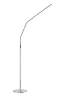 Slimline 4 LED floor lamp with natural daylight LEDs and USB-C charging port