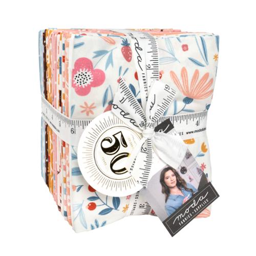 Blossoms and Blooms fabric bundle by Elena Amo featuring floral and vintage watering can designs