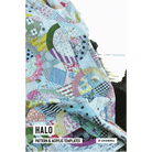 Halo quilt pattern and On The Hour Mylar Template Set by Jen Kingwell Designs with acrylic templates and sewing instructions
