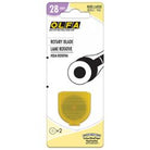 OLFA RB28-2 28mm rotary blades for quilting and sewing, 2-pack tungsten carbide replacement blades
