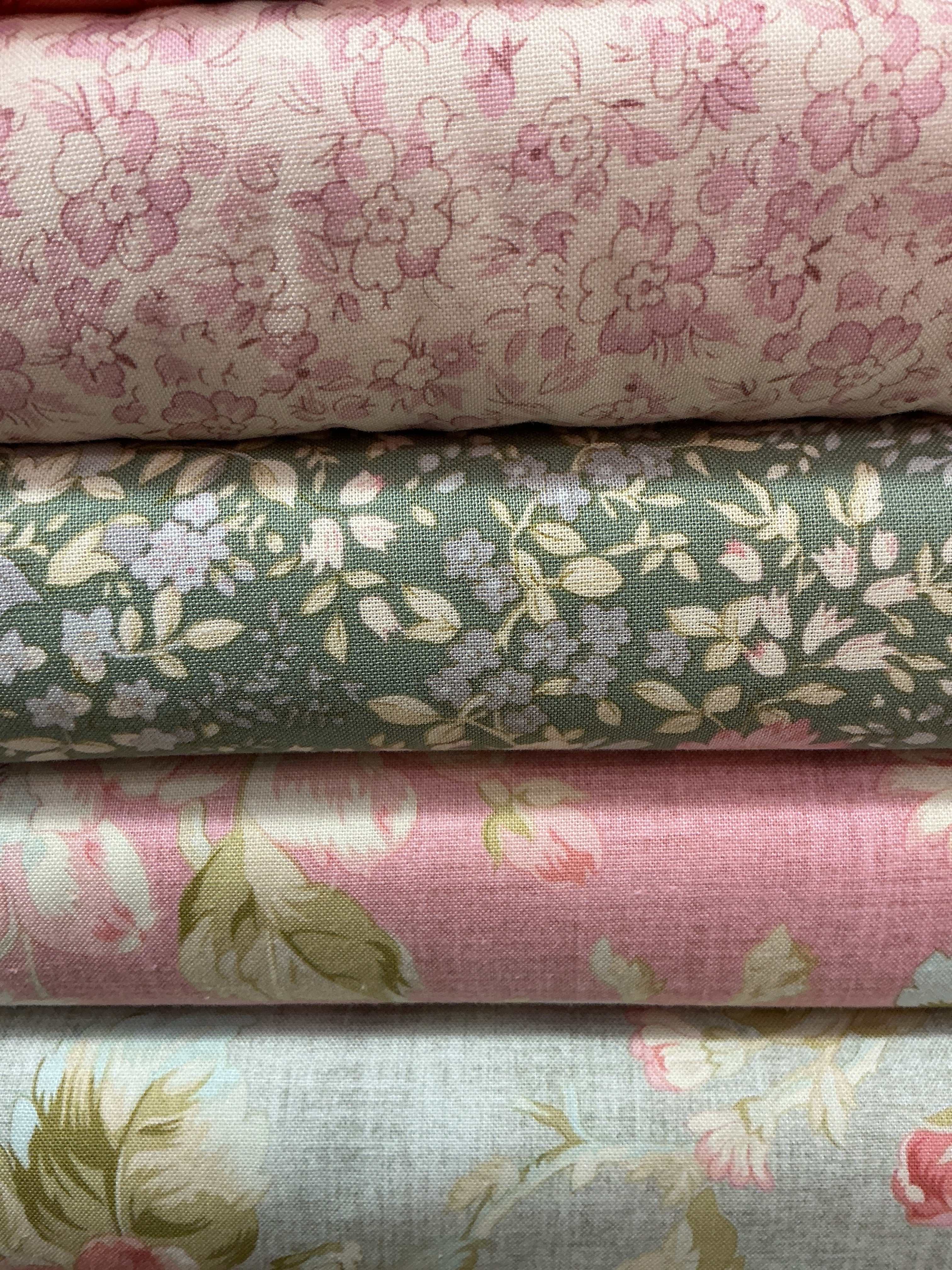 4 Yard Quilt Bundle curated by Bella Rose Quilts with assorted fabric pieces for quilting projects